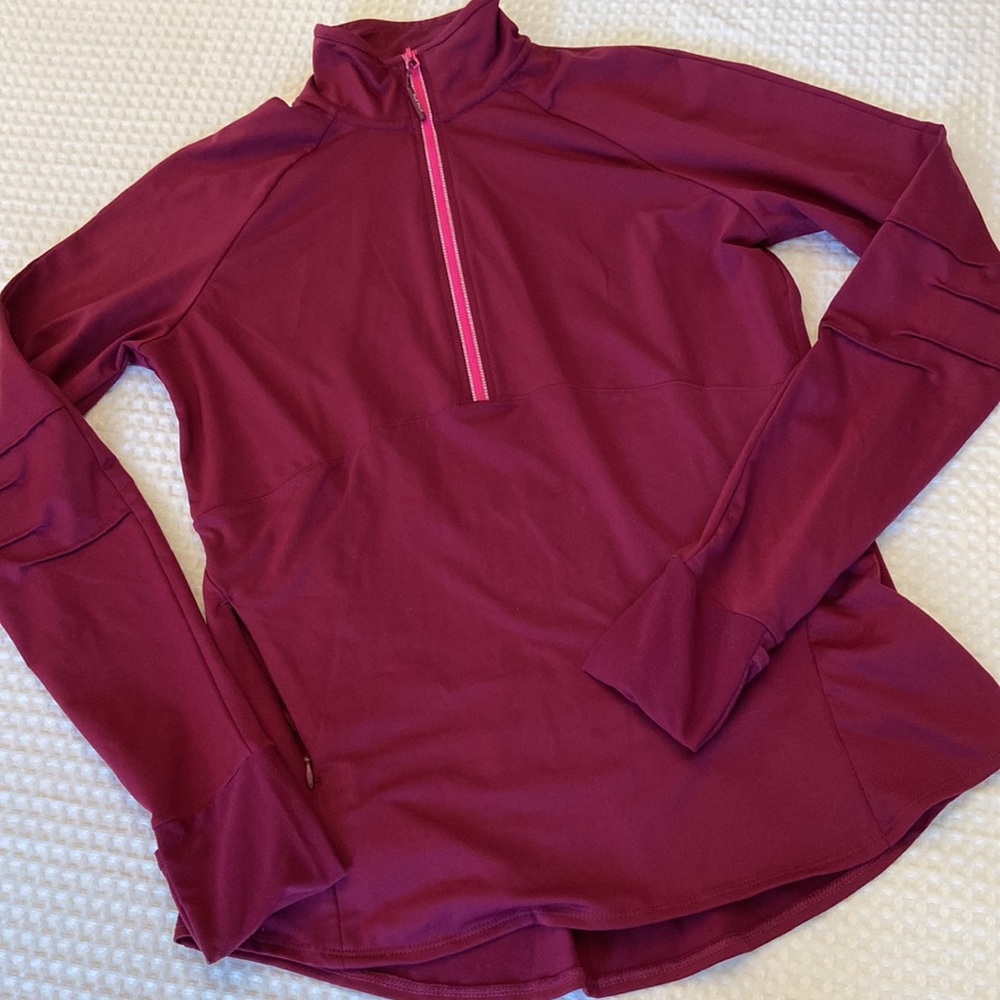 SOLD! ATHLETA “MALIBU” Half Zip Front Running Hiking Top Jacket Size Small - Picture 4 of 16